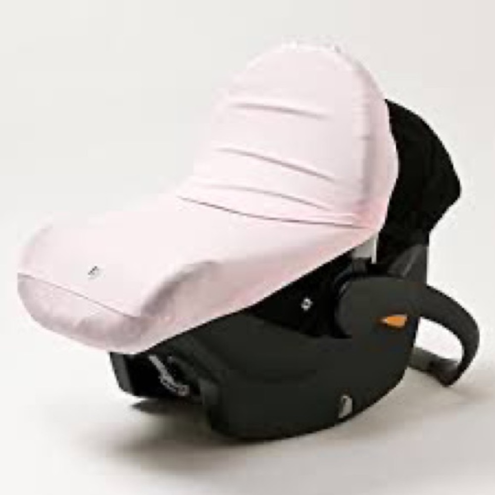 Imagine baby dark gray car seat canopy shade with Velcro strap